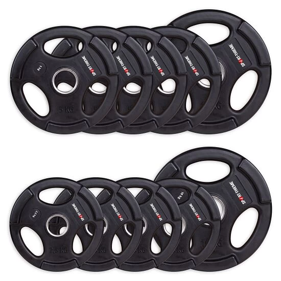 Sport-Thieme Hantelscheiben-Set "Wettkampf", PU 3 Sport-Thieme Hantelscheiben-Set "Wettkampf", PU